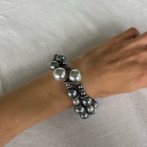 Silver Beaded Bracelet